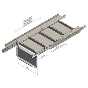 KLK 1.2.3.4 Gangplafond "DOOR" - gesloten schaduwvoeg