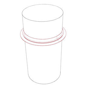 Outside ring for columns