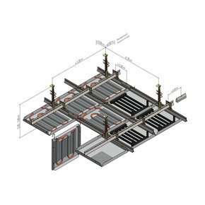 KQK 1.1.1.2 Cooling ceiling with copper or plastic system