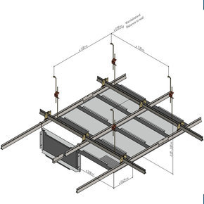 KLK 1.2.1.1 With grid profile - quick suspension element