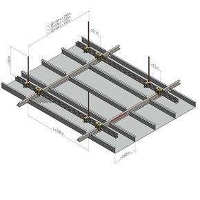 KLH-H28 4.2.1.5 Sous-structure standard avec profil H - Tige filetée