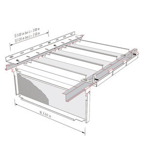 KLG 2.2.2.3 DL Costruzione standard - controsoffitto per corridoio