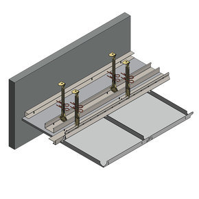 Anschlussprofil Metalldecken an Gipskartonfries | FURAL